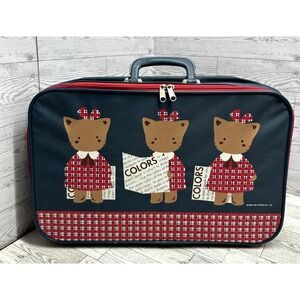 SANRIO Winkipinki Vintage 1995 Suitcase Hard‎ To Find RARE Sanrio Cat Luggage
